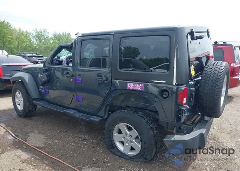 2017 Jeep Wrangler Unlimited Sport 4X4 from USA, damaged, VIN 1C4HJWDG2HL681119